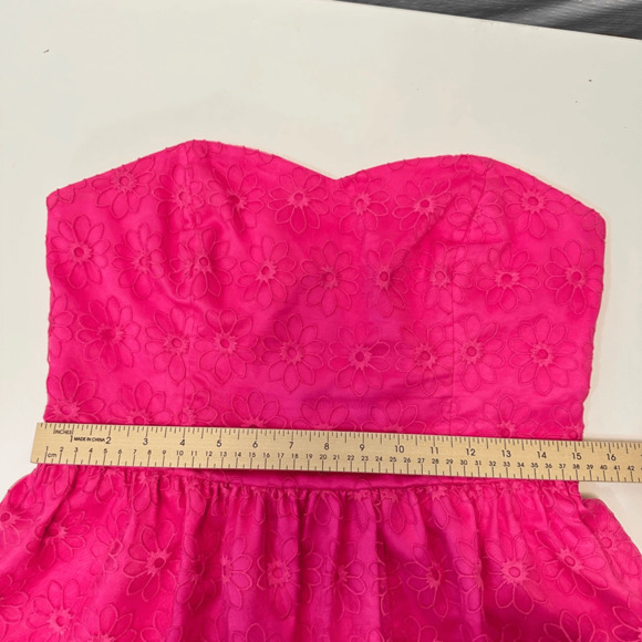 Lilly Pulitzer Payton Women’s Strapless Corset Dress Size 10 Pink Sweetheart - Picture 8 of 12